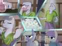 3606157__safe_artist-colon-2starts2_limestone+pie_maud+pie_oc_earth+pony_human_pony_g4_female_male_mare_ponified_potion_rock+farm_stallion_transformation