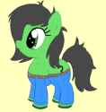 3606543__safe_artist-colon-maranium_oc_oc-colon-filly+anon_earth+pony_pony_clothes_female_filly_foal_pants_smiling