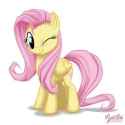 fluttershy wink