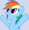 3509492__safe_artist-colon-firlin123_rainbow+dash_pegasus_pony_g4_female_hooves+up_looking+up_mare_rainbowshining_raised+hooves_show+accurate_simple+background_