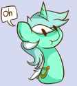 1336037__safe_artist-colon-minty-dash-cups_lyra+heartstrings_pony_unicorn_g4_-colon-t_beady+eyes_chibi_dialogue_female_mare_oh_simple+background_solo_transparen