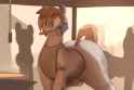 3172922__suggestive_artist-colon-welost_derpibooru+import_oc_oc-colon-aide_earth+pony_pony_apron_blacksmith_clothes_crotchboobs_female_hammer_image_mar -