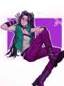 3641683__safe_artist-colon-cadence_sniffa_derpibooru+import_aria+blaze_human_equestria+girls_g4_blush+lines_blushing_collarbone_eye+clipping+through+hair_eyebro