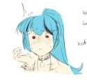 3606377__safe_artist-colon-cadence_sniffa_sonata+dusk_human_g4_blushing_choker_female_humanized_simple+background_solo_spiked+wristband_sweat_white+background_w
