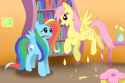 rainbow dash and fluttershy