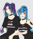 3828558__safe_artist-colon-cadence_sniffa_derpibooru+import_aria+blaze_sonata+dusk_human_g4_choker_clothes_duo_female_gradient+background_jewelry_lesbian_neckla
