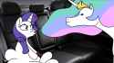 Rarity x Celestia