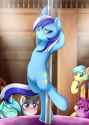 829394__suggestive_alternate+version_artist-colon-evomanaphy_derpibooru+import_berry+punch_berryshine_lyra+heartstrings_minuette_octavia+melody_sunshow