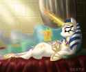 716666__safe_artist-colon-razya_princess+celestia_alicorn_pony_g4_ancient+egypt_dark+mirror+universe_egypt_egyptian_female_magic_mare_ra+celestia_smiling_solo (1)