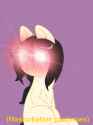 1656536__explicit_artist-colon-scraggleman_oc_oc-colon-floor+bored_earth+pony_female_glowing+eyes_jazz+music+stops_reaction+image_sitting_solo_solo+fem