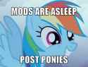 mods are asleep