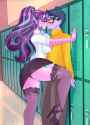 2633663__suggestive_artist-colon-xjenn9_microchips_starlight+glimmer_equestria+girls_blushing_breasts_butt_clothes_female_glimmer+glutes_high+heels_imminent+kis
