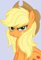 650893__safe_solo_applejack_vector_glare_loose+hair_artist-colon-godoffury