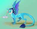 1133850__suggestive_artist-colon-pencils_princess+ember_dragon_g4_gauntlet+of+fire_my+little+pony-colon-+friendship+is+magic_all+fours_blushing_drool_female_hea