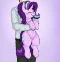 1440501__safe_artist-colon-duop-dash-qoub_starlight+glimmer_absurd+res_belly+button_chest+fluff_content_cute_ear+fluff_eyes+closed_female_fluffy_glimme