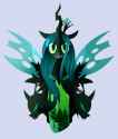 569228__safe_artist-colon-ii-dash-art_derpibooru+import_queen+chrysalis_changeling_changeling+queen_fangs_female_grin_hooves_horn_image_lineless_png_sm