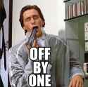 off by one