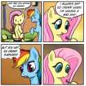 fluttershy after being molested by discord