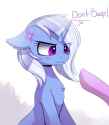 1248569__safe_artist-colon-magnaluna_trixie_twilight+sparkle_alicorn_pony_unicorn_g4_angry_annoyed_blushing_boop_chest+fluff_cross-dash-popping+veins_cute_diatr