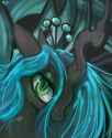 576085__safe_artist-colon-staticdragon1_derpibooru+import_queen+chrysalis_changeling_changeling+queen_female_solo