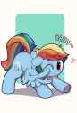 3623771__safe_artist-colon-youle_rainbow+dash_pegasus_pony_g4_female_heart_looking+at+you_mare_one+eye+closed_passepartout_solo_tongue+out_translation+request_w