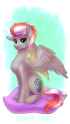 2572586__safe_artist-colon-limreiart_oc_oc+only_oc-colon-lighty+dust_pegasus_pony_chest+fluff_female_fluffy_mare_pegasus+oc_pillow_simple+background_sitting_sol