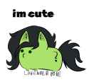 3624910__safe_artist-colon-kilgorio_oc_oc+only_oc-colon-filly+anon_atg+2025_bean_black+mane_black+tail_cute_ear+fluff_female_filly_foal_green+coat_green+eyes_ne
