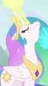celly turns her nose up to such an intense degree that she forces the animator to draw in her jawline