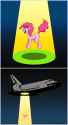 459492__safe_artist-colon-hellarmy_pinkie+pie_alien_abduction_alien+abduction_night_space+shuttle
