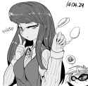 613031__safe_artist-colon-nekubi_dj+pon-dash-3_octavia+melody_vinyl+scratch_human_pony_unicorn_g4_blushing_clothes_dialogue_female_glasses_headphones_humanized