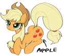 3156027__safe_artist-colon-muffinz_applejack_earth+pony_pony_applebutt_butt_dock_female_mare_plot_simple+background_solo_tail_white+background