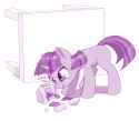 2102919__safe_artist-colon-dstears_twilight+sparkle_atg+2019_bad+pony_cookie_cookie+jar_crime_crime+scene_criminal_criminal+scum_cute_eating_evil_femal
