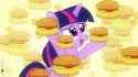 560048__safe_artist-colon-dm29_twilight+sparkle_twilight+time_alicorn_apple+rain_burger+rain_happy_hay+burger_hay+fries_pony_smiling_solo_that+pony+sur