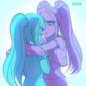 833084__safe_artist-colon-rileyav_aria+blaze_sonata+dusk_equestria+girls_g4_crying_duo_embrace