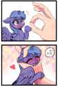 3358337__safe_artist-colon-polnocnykot_princess+luna_alicorn_pony_g4_2+panel+comic_-colon-p_adorable+face_blushing_chest+fluff_comic_cute_daaaaaaaaaaaw_ear+fluf