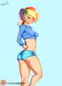 1819049__suggestive_artist-colon-aldharoku_rainbow+dash_equestria+girls_breasts_clothes_erect+nipples_female_human+coloration_looking+at+you_nipple+out