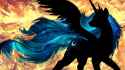 311901__safe_artist-colon-genjilim_princess+luna_alicorn_pony_g4_female_mare_silhouette_solo_wallpaper