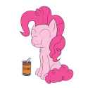 this pinkie eating beans