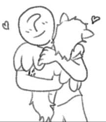 7263434__safe_artist-colon-zan+logemlor_imported+from+derpibooru_derpy+hooves_oc_oc-colon-anon_human_pegasus_pony_blushing_clothes_cropped_cute_derpabetes_femal