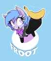 7134004__safe_artist-colon-thebatfang_imported+from+derpibooru_oc_oc+only_oc-colon-lucky+roll_bat+pony_pony_banana_bat+pony+oc_bat+wings_food_solo_wings