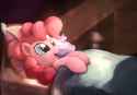 1015002__safe_artist-colon-scootiebloom_maud+pie_pinkie+pie_earth+pony_pony_hearthbreakers_bed_crepuscular+rays_cute_diapinkes_dust+motes_female_lamp_mare_open+