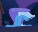 trixie eats shit