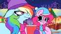 Rainbow being a bitch to her marefriend