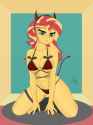 3475197__suggestive_artist-colon-ticonderoka_sunset+shimmer_human_equestria+girls_g4_belly_belly+button_breasts_busty+sunset+shimmer_collarbone_devil+costume_fe