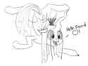 1282354__safe_solo_monochrome_simple+background_queen+chrysalis_dialogue_love+heart_white+background_creepy_to+where+and+back+again