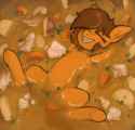3253334__safe_derpibooru+import_oc_oc-colon-venus+spring_unofficial+characters+only_pony_braces_chicken+noodle_dream_food_foodplay_happy_image_png_smil