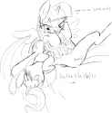 trixie_twilight_tickle_lineart