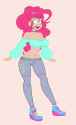2653605__suggestive_artist-colon-reiduran_color+edit_edit_pinkie+pie_human_breasts_busty+pinkie+pie_colored_happy_humanized_smiling