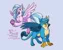 3626221__safe_artist-colon-overlordneon_gallus_silverstream_classical+hippogriff_griffon_hippogriff_g4_duo_duo+male+and+female_female_high+res_male_older_older+