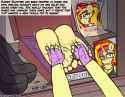 3630635__suggestive_artist-colon-fetishsketches_adagio+dazzle_sunset+shimmer_unicorn_anthro_plantigrade+anthro_g4_bondage_clothes_commission_digital+art_feet_fe